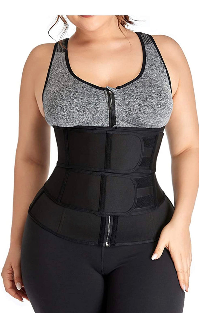 Latex Double Compression Waist Trainer I Plus Size Available I